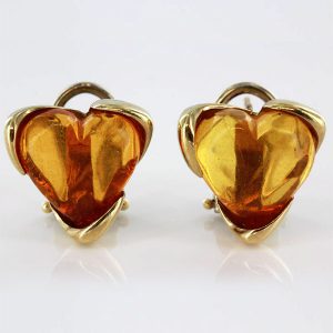 Italian Handmade Unique German Baltic Amber In 9ct Solid Gold GS0122 RRP£495!!!