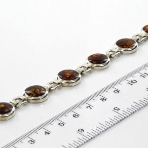 Italian Modern Design Baltic Amber Bracelet 925 Sterling Silver BR029 RRP£254!!!