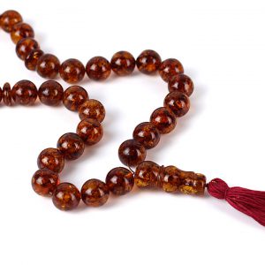 Genuine German Handmade Unique Baltic Amber Worry Beads - AW0018 RRP£1295!!!