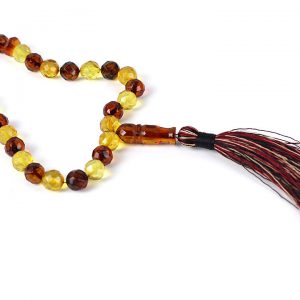 Genuine German Handmade Amber Worry Faceted Beads - AW0021 RRP£600!!!