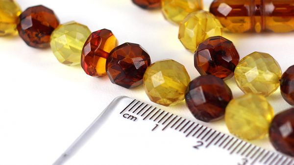 Genuine German Handmade Amber Worry Faceted Beads - AW0021 RRP£600!!!