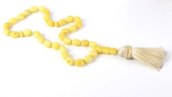 Genuine Very Rare German Baltic Amber Worry Beads - Aw0036