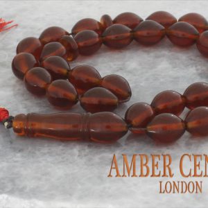 Genuine German Handmade Baltic Amber Worry Beads - AW0079 RRP£350!!!
