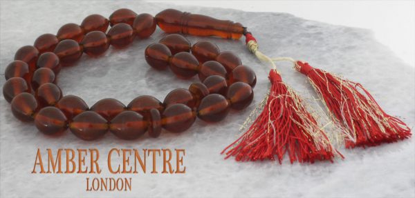 Genuine German Handmade Baltic Amber Worry Beads - AW0079 RRP£350!!!