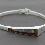 Italian Handmade Bangle German Baltic Amber 925 Silver - BAN001 RRP £195!!!