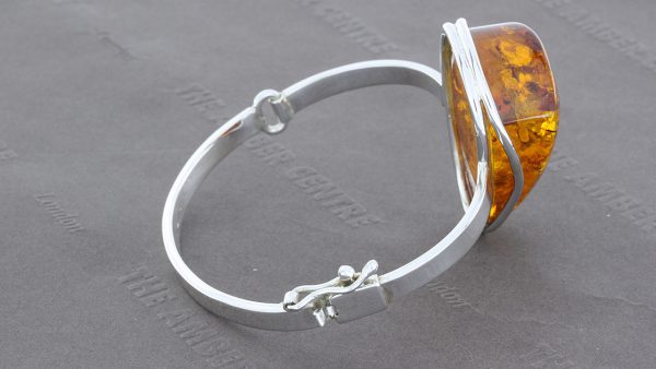 German Baltic Amber Handmade 925 Solid Sterling Silver - BAN014 RRP £325!!!