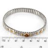 NOMINATION ITALIAN "DREAM" BRACELET ELASTICATED WITH German BALTIC AMBER in 18ct GOLD BAN133 RRP£245!!!