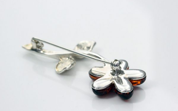 Italian Design Handmade German Baltic 925 Silver Elegant Brooch BD021 RRP£70!!!