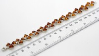 ITALIAN STYLE CLASSIC BALTIC AMBER BRACELET 925 STERLING SILVER BR039 RRP£135!!!