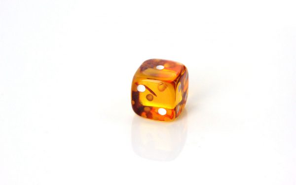 German Baltic Amber Dice Exquisitely Handmade Carved Unique CAR0121 RRP£30!!!