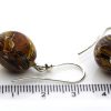 German Baltic Reconstructed Amber Handmade 925 Silver Earrings E0002 RRP£40!!!