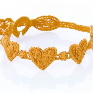 Yellow Cruciani Kids Heart Bracelet