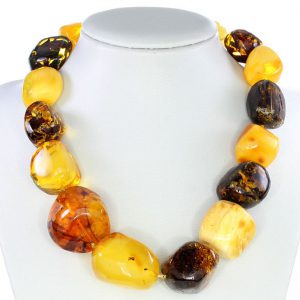 Genuine Handmade Antique German Baltic Amber Multicolored Beads 249grams A0110 RRP£10000!!!
