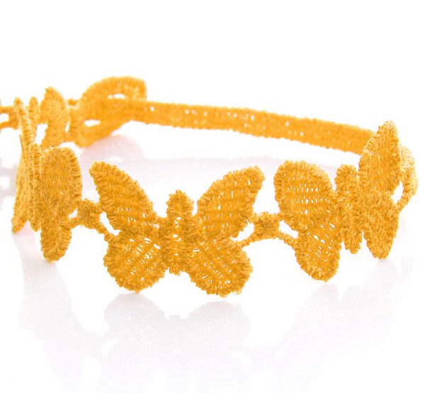 Yellow Cruciani Kids Butterfly Bracelet