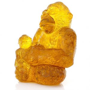 German Baltic Amber Gorilla Carving Quality Collectible Item -OT5227 £6000!!!