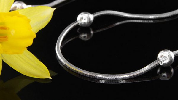 Italian Bracelets 925 Silver Snake Chain +Silver elements 8"/20cm-CH065 RRRP£30!!!