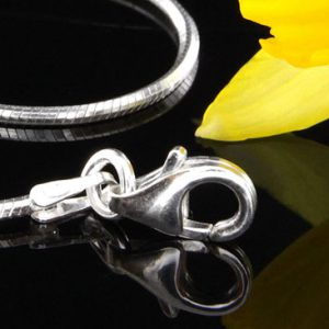 Italian Bracelets 925 Silver Snake Chain +Silver elements 7"/17.5cm-CH066 RRP£30!!!