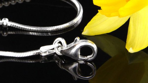 Italian Bracelets 925 Silver Snake Chain +Silver elements 7"/17.5cm-CH066 RRP£30!!!