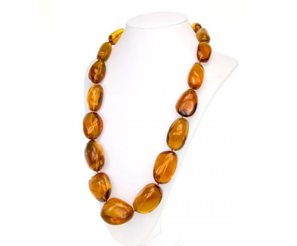 Dominican Handmade Genuine Amber Bead Necklace Unique - A0189 - RRP£14250!!!