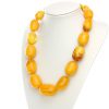 Antique German Baltic Amber Unique Bead Necklace Large- A0131 RRP£30000!!!