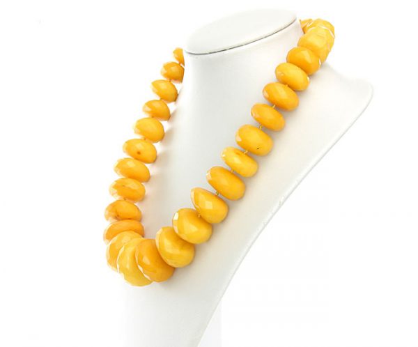 Antique German Butterscotch Faceted Amber Bead Necklace Handmade 265 grams-A0119 RRP£24999!!!