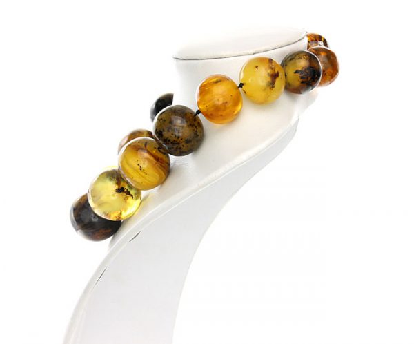 CERTIFIED German Unique Antique Amber Bead Necklace with Insects A0200 RRP£9000!!!