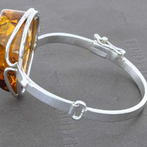 German Baltic Amber Handmade 925 Solid Sterling Silver - BAN014 RRP £325!!!