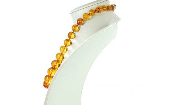 German Genuine Amber Beads with Insects Museum Verified - A0372 RRP£8250!!!