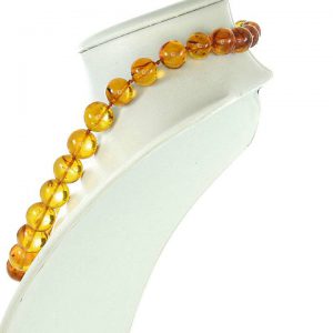 Rare Collectable German Museum Verified Genuine Amber Beads With Insects A0374