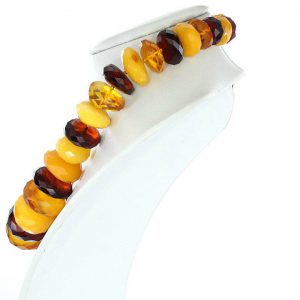 Rare German Baltic Amber Antique Beads Diamond Cut Large- A0127 RRP£16500!!!