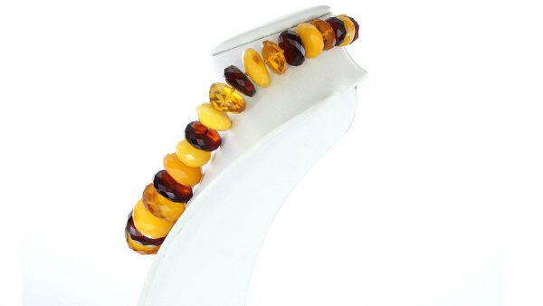 Rare German Baltic Amber Antique Beads Diamond Cut Large- A0127 RRP£16500!!!