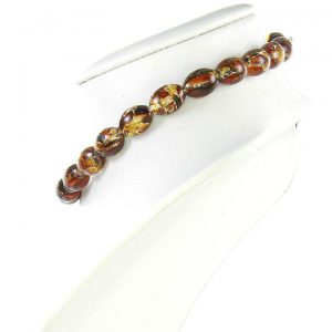 German Baltic Amber Beads Mosaic Unique designer Genuine - A0095 RRP£220!!!