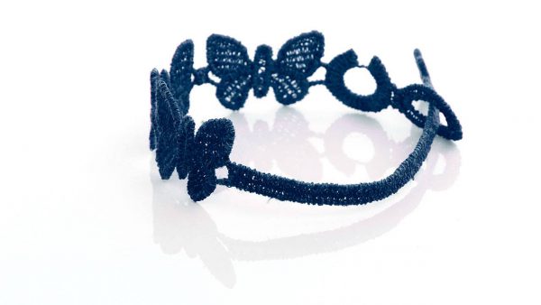 Navy Blue Cruciani Kids Butterfly Bracelet