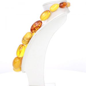 Multicoloured Antique Rare German Baltic Amber Beads 248.0g A0126