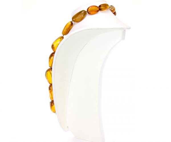 Dominican Handmade Genuine Amber Bead Necklace Unique - A0189 - RRP£14250!!!