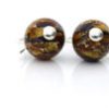 German Baltic Reconstructed Amber Handmade 925 Silver Earrings E0002 RRP£40!!!