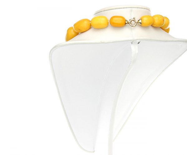 German Antique Very Rare Baltic Amber Bead Necklace Large - A0194 RRP£35000!!!