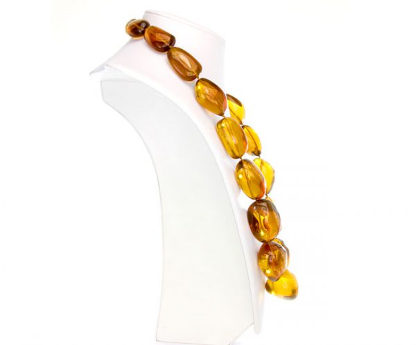 Dominican Handmade Genuine Amber Bead Necklace Unique - A0189 - RRP£14250!!!