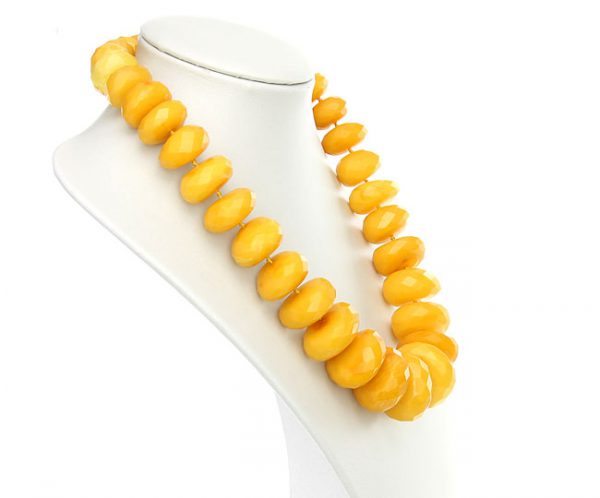 Antique German Butterscotch Faceted Amber Bead Necklace Handmade 265 grams-A0119 RRP£24999!!!