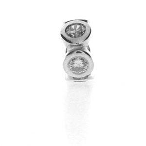 Pandora Genuine Special Silver ZIRCONIA SPACER LIGHTS Charm - 790226CZ RRP£55!!!