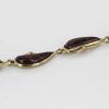 ITALIAN HANDMADE GERMAN BALTIC AMBER BRACELET IN 9CT solid GOLD GBR015-RRP£750!!!