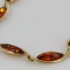 ITALIAN HANDMADE GERMAN BALTIC AMBER BRACELET IN 9CT solid GOLD GBR016-RRP£500!!!