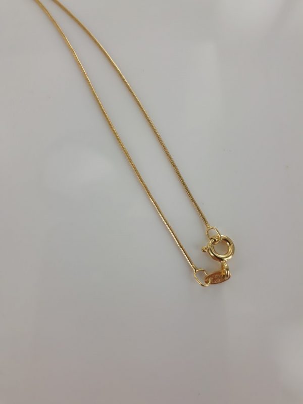 Classic Italian Made Snake Chain 9ct Gold 15 Inch/37.5 cm 0.7mm - GCH006 RRP£165!!