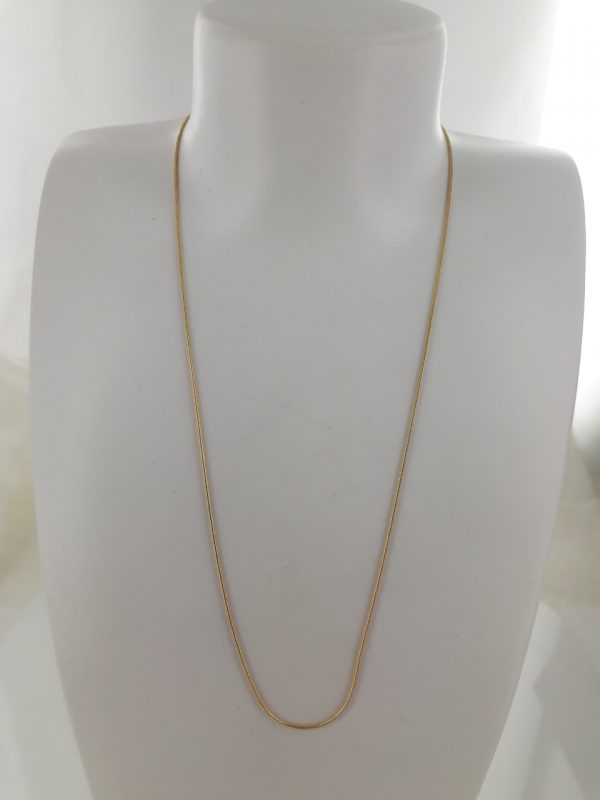 Classic Italian Made Snake Chain 9ct Gold 15 Inch/37.5 cm 0.7mm - GCH006 RRP£165!!