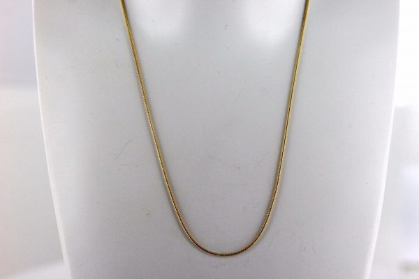 Italian Made Classic Snake Chain 9ct solid Gold 15 Inch /38 cm 1.0 mm GCH013 RRP£255!!!