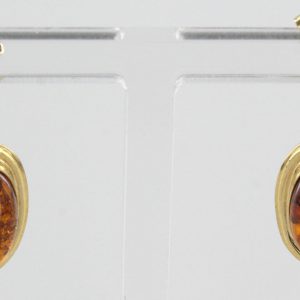 Italian Hand Made German Baltic Amber in 18ct solid Gold Drop Earrings -GE0419 RRP£750!!!