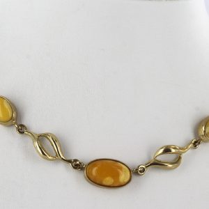 Butterscotch German Baltic Amber 9ct solid Italian Gold Necklace GN0004Y RRP£1500!!!