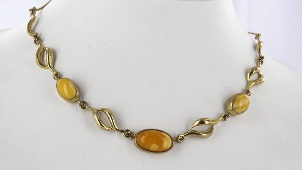 Butterscotch German Baltic Amber 9ct solid Italian Gold Necklace GN0004Y RRP£1500!!!