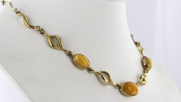 Butterscotch German Baltic Amber 9ct solid Italian Gold Necklace GN0004Y RRP£1500!!!