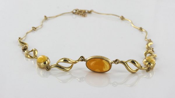 Butterscotch German Baltic Amber 9ct solid Italian Gold Necklace GN0004Y RRP£1500!!!